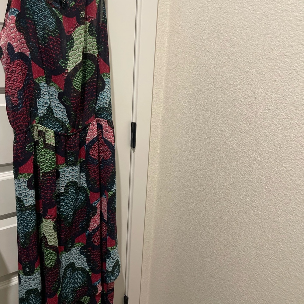 Colorful Patterned Maxi Dress